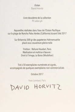 David Horvitz - Océan -Yvon Lambert Soldes 25548 2308473330f6467ca2a9d43bc26b8619