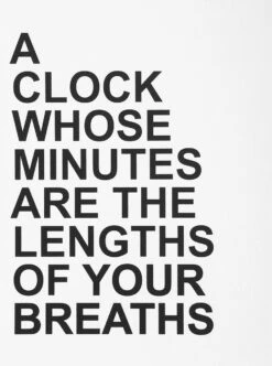 David Horvitz - Proposals For Clocks (black) -Yvon Lambert Soldes 25548 c615e4cc83eb4c4690c2502a0de50aa5