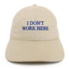 "I Don't Work Here" Cap -Yvon Lambert Soldes 3050792851