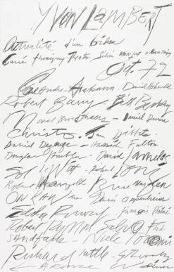 Cy Twombly - Actualité D'un Bilan Print (1972)