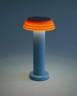 George Sowen - Lampe PL1 -Yvon Lambert Soldes Blue and orange 1