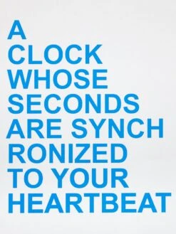 David Horvitz - Proposal For A Clock (Heartbeat)