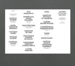 Edgar Sarin -Yvon Lambert Soldes Edgar Sarin Monographie Eric de Chassey Jean Pierre Criqui Donatien Grau Mouna Mekouar Mathilde de Croix Michel Rein Grand Cafe Saint Nazaire 2
