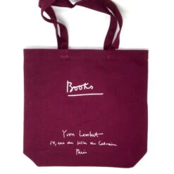Yvon Lambert Tote Bag - Burgundy
