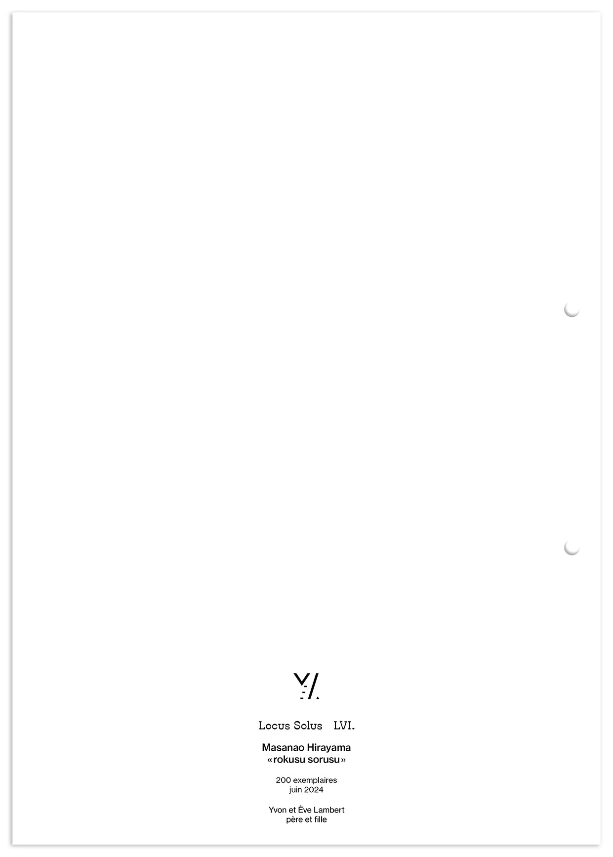 Locus Solus LVI. - Masanao Hirayama 4 Locus Solus LVI. - Masanao Hirayama – Image 2