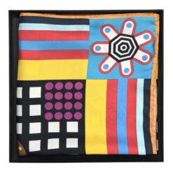 Nathalie Du Pasquier - Silk Scarf -Yvon Lambert Soldes NDP Fourlard2020 Boite copie