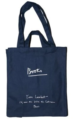 Yvon Lambert Large Tote Bag Navy Blue