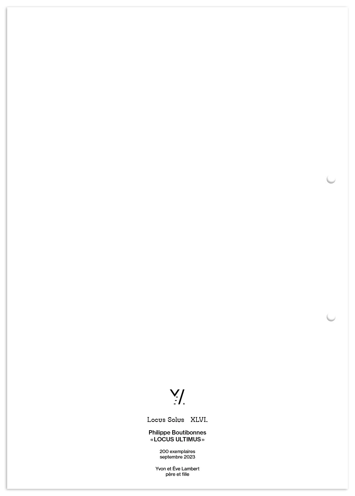 Locus Solus XLVI. - Philippe Boutibonnes 4 Locus Solus XLVI. - Philippe Boutibonnes – Image 2