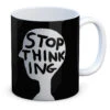 David Shrigley - "Stop Thinking" Mug -Yvon Lambert Soldes dvjpj3jxhte 45515.1621437260