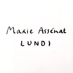 Marie Assénat X Lundi "Unchi ” T-shirt -Yvon Lambert Soldes image 3fcc4823 8744 4f00 899d c3657ce95f29